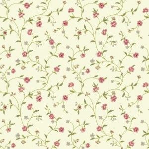Papel de parede -WaverlySmall Prints - Pequenas flores vermelhas , cód : ER81893