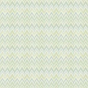 Papel de parede - Waverly Small Prints-Formas geométricas em bege azul e verde , cód : WA77903