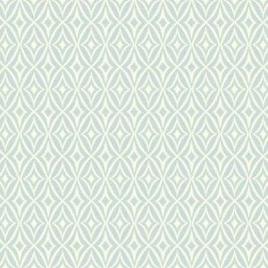 Papel de parede -WaverlySmall Prints - Formas geométricas em azul  , cód : WP24543