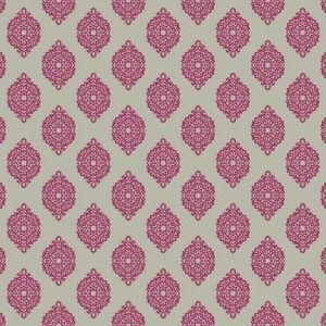 Papel de parede - Waverly Small Prints- pequenos medalhões em pink   , cód : WP24803