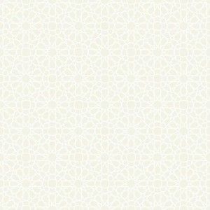 Papel de parede - Waverly Small Prints- Fundo bege com contornos d eflores brancos  , cód : WP24863