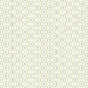 Papel de parede - Waverly Kids -Bolas com flores dentro azuis  cód : WK6861