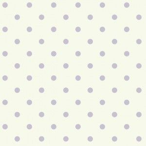 Papel de parede - Waverly Kids - Fundo branco com bolas lilás , cód : wk6935