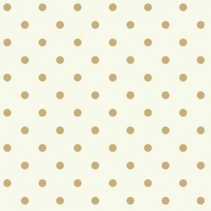 Papel de parede - Waverly Kids -Fundo branco com bolas beges  , cód : WK6937