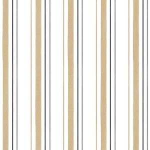Papel de parede - Shades- Listras azul marinho branco e vermelho , cód : SH34505