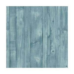 Papel de parede - Puere & Easy -IMitação madeira de demolição azul , cód : 42104-60