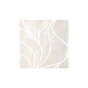 Papel de Parede -Brera-Fundo bege com folhas estilizadas com contorno branco , Cód : 81222