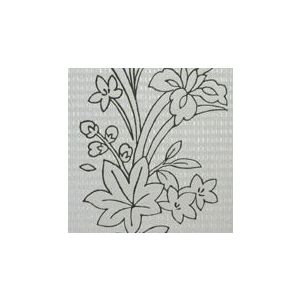 Papel de parede -Fantasy-fundo-prata-flores-verticais , Cód : 70336