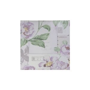 English Florals  S45204  Papel de  Parede  flores lilas
