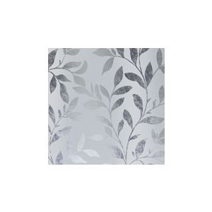 English Florals  S45212  Papel de  Parede  folhas pretas 