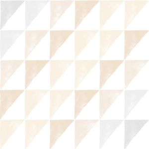 Sonhos 4201 Papel de parede triangulo bege claro  bege escuro cinza e branco