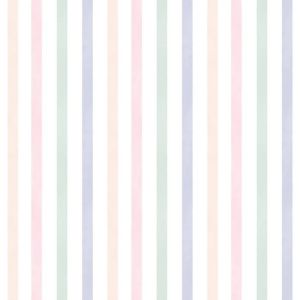 Sonhos 4213 Papel de parede  listras rosa lilas  verde bege e branco 