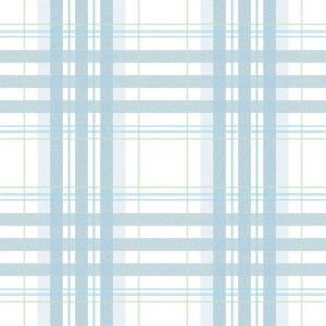 Sonhos 4235 Papel de parede xadrez azul e verde  