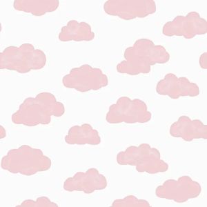 Sonhos 4241 Papel de parede nuvens rosa 