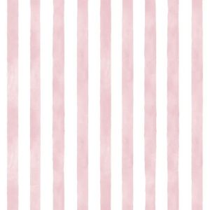 Sonhos 4244 Papel de parede listras branca e rosa 