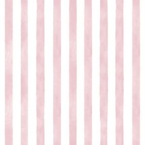 Sonhos 4244 Papel de parede listras branca e rosa 