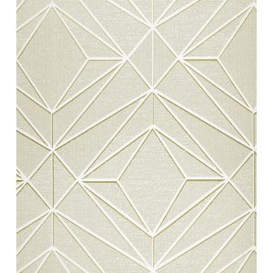 Neo Geometric  Papel de parede  NG1913   geometrico bege com branco e dourado 