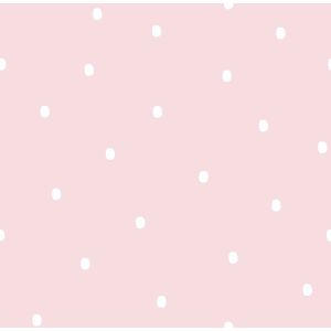 Pippo 460-2 papel-de-parede fundo rosa  bolas brancas