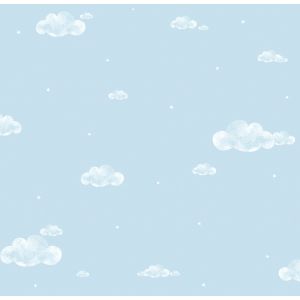 Pippo-458-1 papel-de-parede nuvens fundo azul