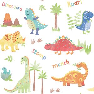 Tiny Tots 2 Papel de parede  G78364 dinossauros baby  colorido 