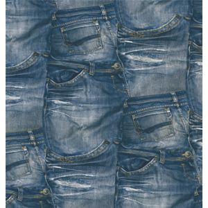 Tic tac  0401300357 Papel de  Parede  jeans