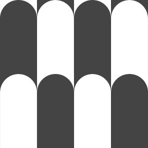 Botany House 15559 Papel de parede curvas branco e preto