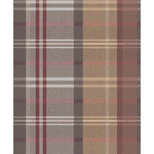 Botany House 15568 Papel de parede xadrez vinho,marrom e bege