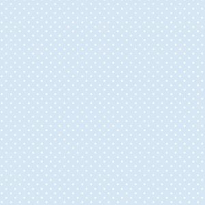 Lullaby  227-1 Papel de parede poa branco com fundo azul 