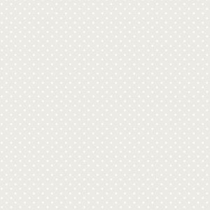 Lullaby  227-4  Papel de parede poa branco com fundo cinza 