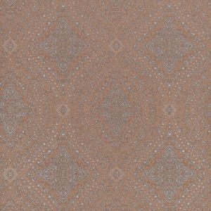 Pure Passion 17420  Papel de Parede fguras geometricas laranja queimado com marrom 