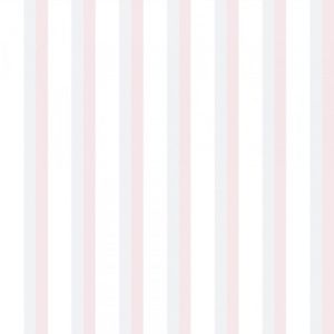 Lullaby  231-2 Papel de parede listras branco  rosa e cinza 