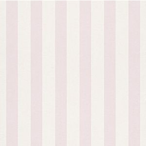 Bambino XVII  246018 Papel de  Parede  listras branca e bege