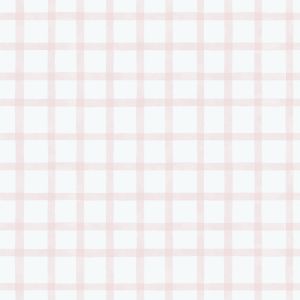 Enzo  290-1 Papel de parede xadrez  rosa  e branco
