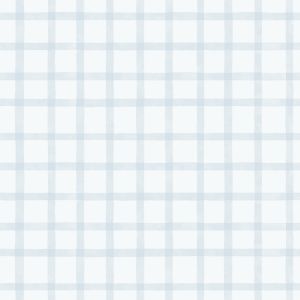 Enzo  290-2 Papel de parede xadrez  azul  e branco