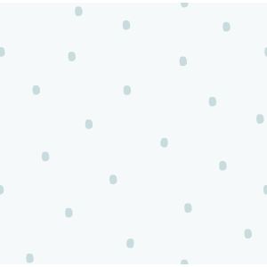 Enzo  291-2 Papel de parede com bolas azul e  fundo branco