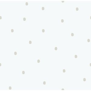 Enzo  291-3 Papel de parede com bolas cinza  fundo  branco