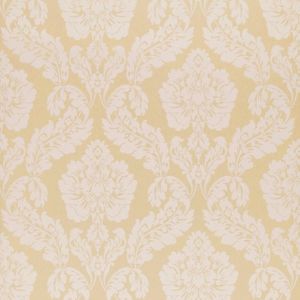 Pure Passion 17431Papel de Parede fundo bege com medalhao branco 