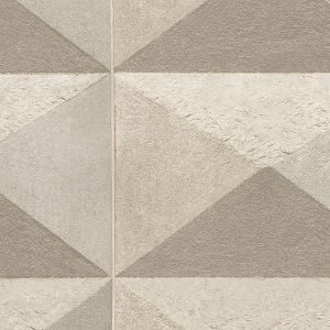 Texture Palette 2  35321  Papel de Parede triangulos 3D tons marrom 