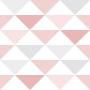 Brincar 3602  papel de parede triangulos  em tons  de rosa e cinza 