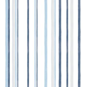 Brincar 3612  papel de parede listras azul cinza  e branco 