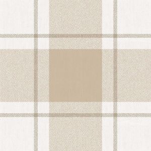 Top Stripes 38402 Papel de parede xadrez bege