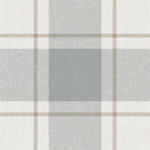 Top Stripes 38406 Papel de parede xadrez azul