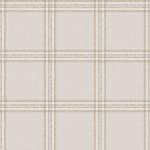 Top Stripes 38411 Papel de parede xadrez marrom