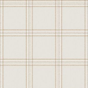 Top Stripes 38412 Papel de parede xadrez bege