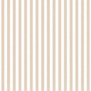 Top Stripes 38436 Papel de parede riscas bege e branco