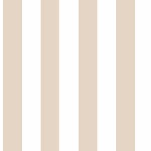 Top Stripes 38442 Papel de parede riscas bege e branco