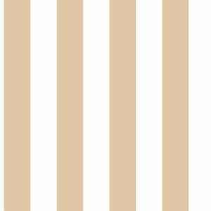 Top Stripes 38443 Papel de parede riscas bege ocre e branco
