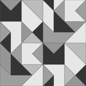 Contemporaneo   4109 Papel  de Parede  triangulos em tons de preto e cinza 