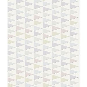 Barbara Becker 2017  437812  Papel de  Parede  com triangulos azul lilas verde rosa branco  tom pastel 