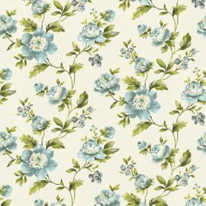 Freudin 442212 Papel de parede  flores azul 